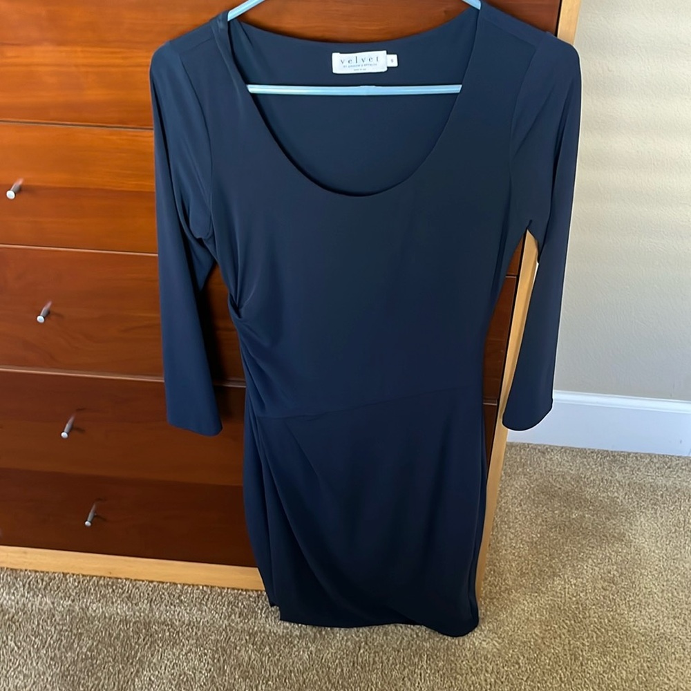 Dark blue dress